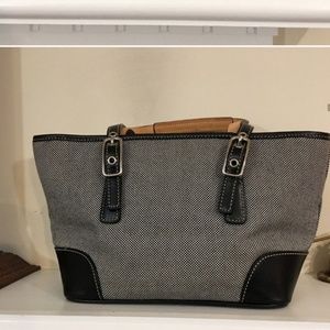 Vintage coach mini tote